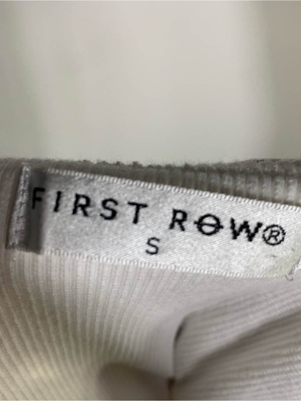First Row Studded Graphic Ribbed Tank Top - Picture 7 of 8